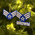 Personalized Air Force Senior Airman Ornament