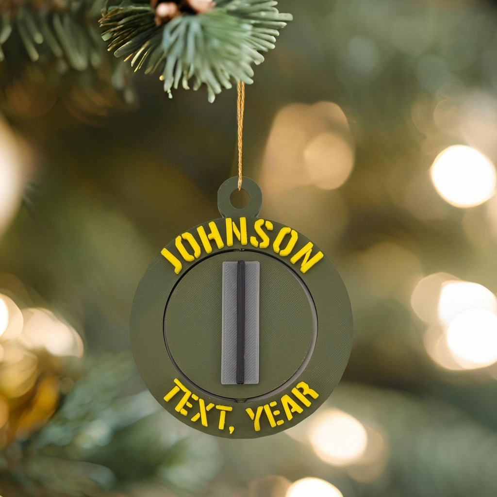 Personalized Army Chief Warrant Officer 5 Ornament, Ornament, Warrant Officer 5 gift, Army Promotion, Army CW5 Ornament, Army Rank Ornament