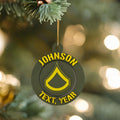 Personalized Army Private First Class Ornament, Private First Class Ornament, Army Promotion, PFC Ornament, Army Rank Ornament, Army Gifts