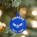 Personalized Air Force Airman First Class Ornament, Airman First Class Ornament, Airforce Promotion, A1C Ornament, USMC Rank Ornament