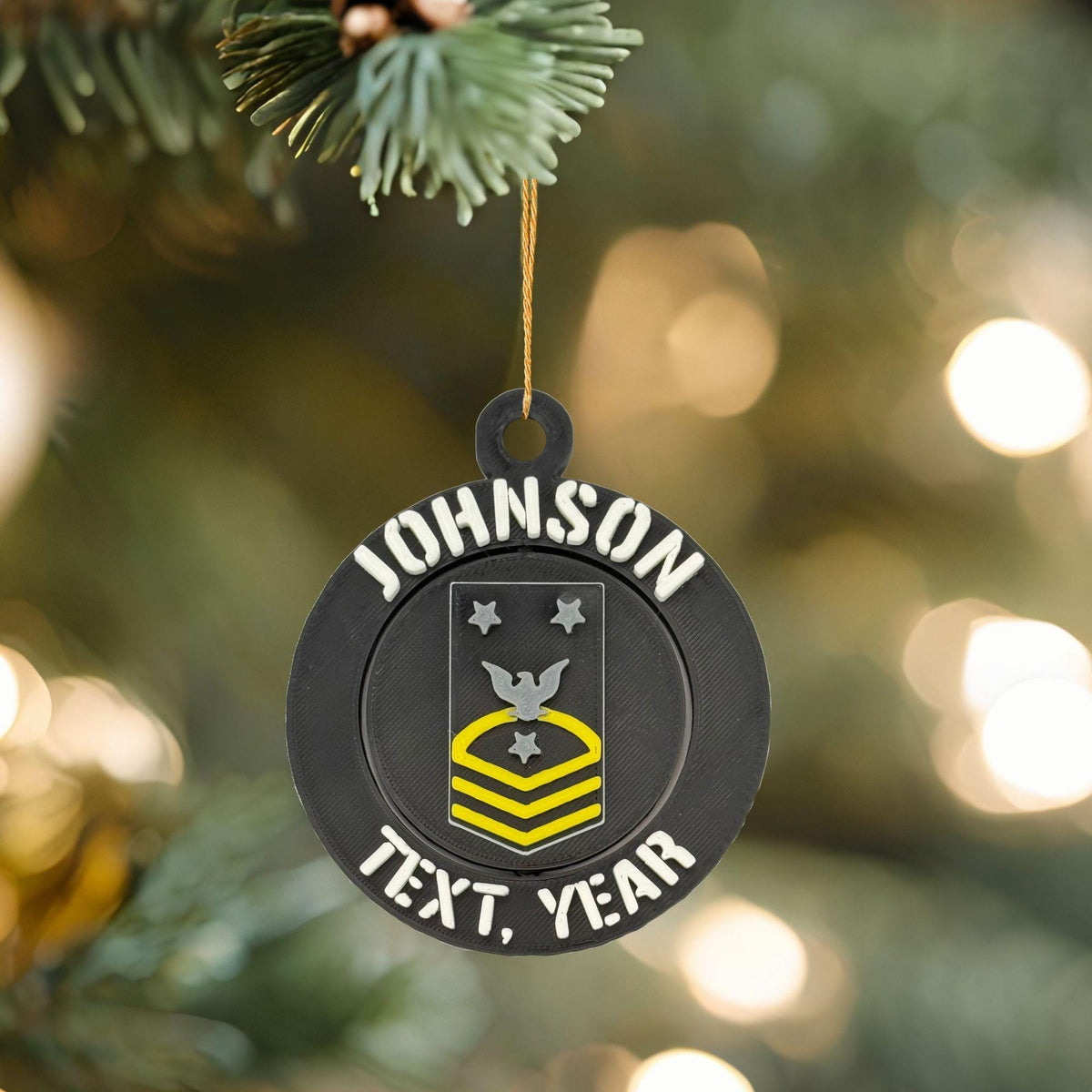 Personalized Fleet Command Master Chief Petty Officer Ornament, Fleet Command Master Chief Petty Officer Ornament, NAVY Ornament Promotion