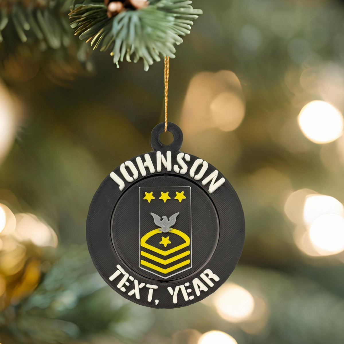 Personalized Master Chief Petty Officer of the Navy Ornament, Master Chief Petty Officer of the Navy Ornament, MCPON Ornament, Navy Ornament