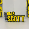 Personalized Army Chief Warrant Officer 3 Desk Name Plate