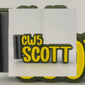 Personalized Army Chief Warrant Officer 5 Desk Name Plate