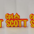 Personalized Marines Corporal Desk Name Plate