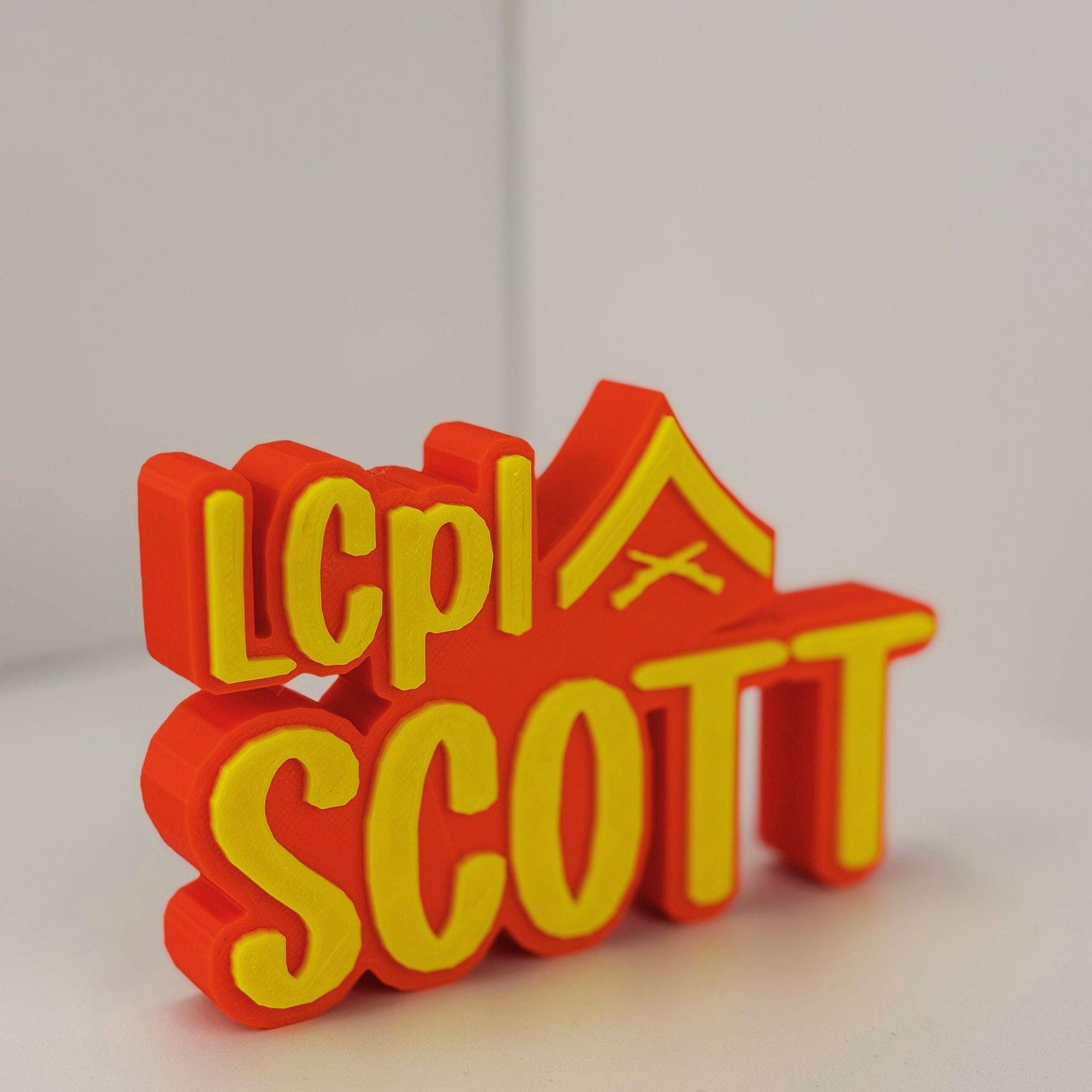 Personalized Marines Lance Corporal Desk Name Plate