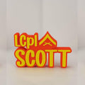 Personalized Marines Lance Corporal Desk Name Plate