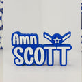 Personalized Air Force Airman Desk Name Plate