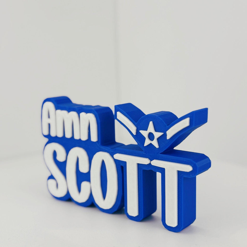 Personalized Air Force Airman Desk Name Plate