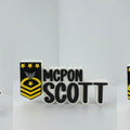 Personalized Navy Master Chief Petty Officer of the Navy Desk Name Plate