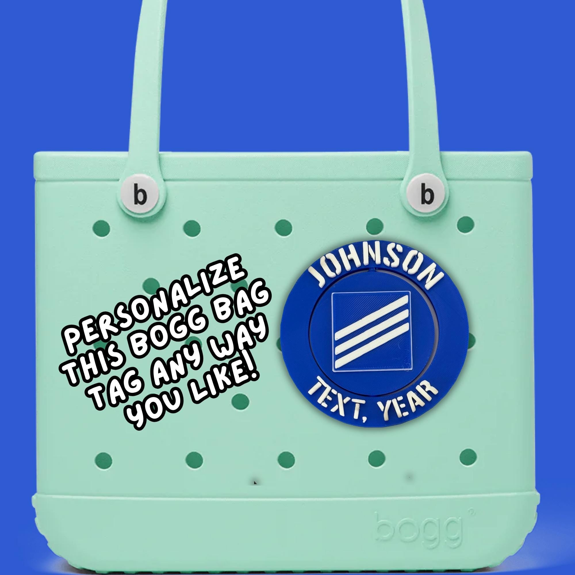 Personalized Coast Guard Seaman Bogg Bag Tag