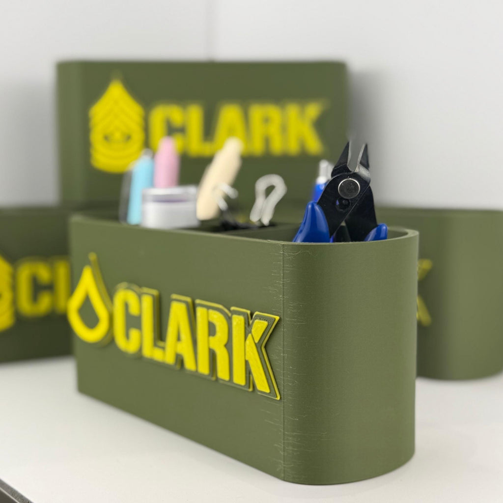 Personalized Army Private Firs Class Desk Organizer