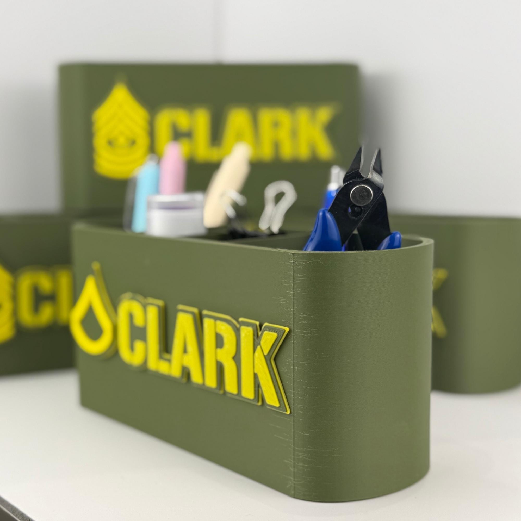Personalized Army Private Firs Class Desk Organizer
