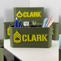Personalized Army Sergeant First Class Desk Organizer