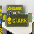 Personalized Army Sergeant Major of the Army Desk Organizer