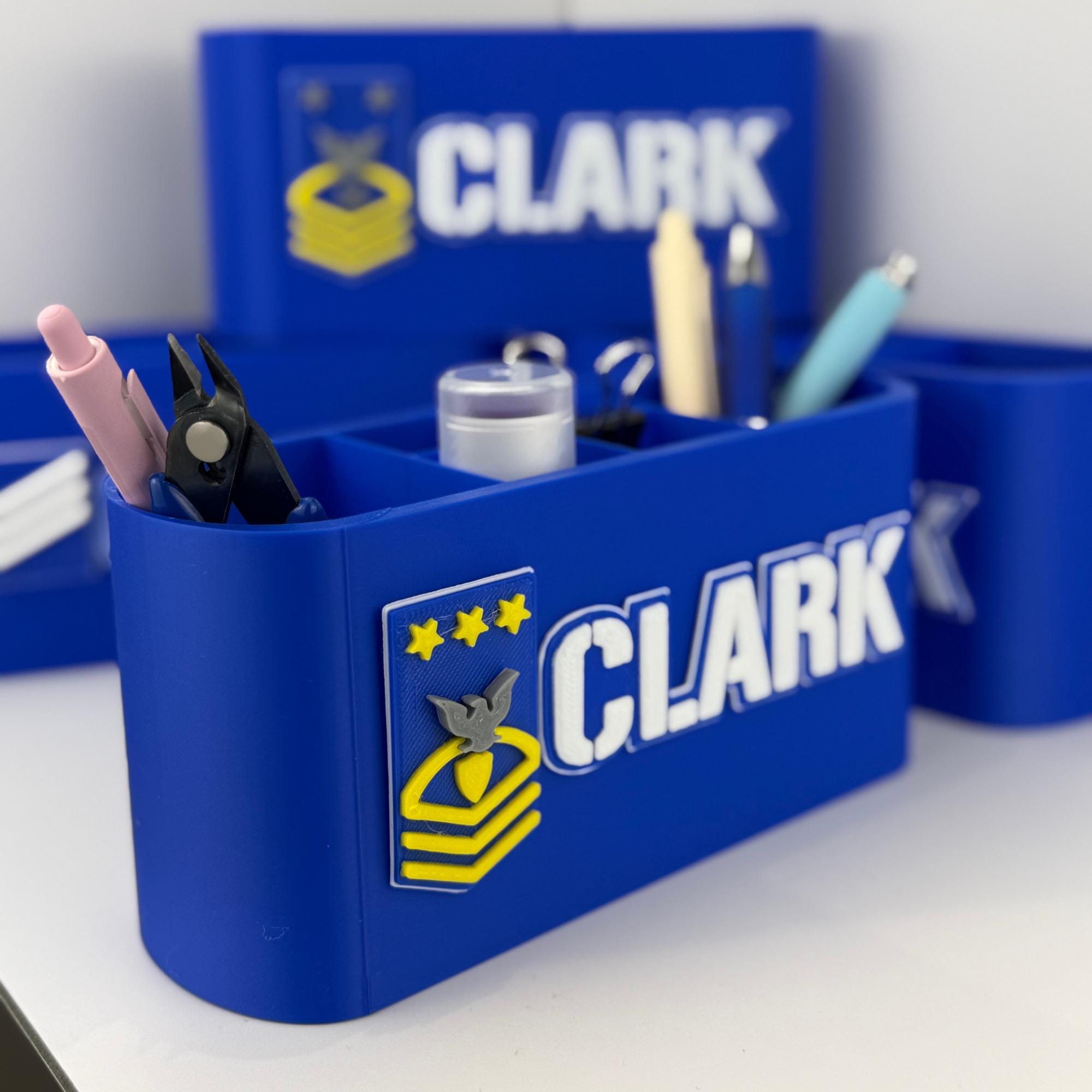 Personalized Coast Guard Master Chief Petty Officer of the Coast Guard Desk Organizer