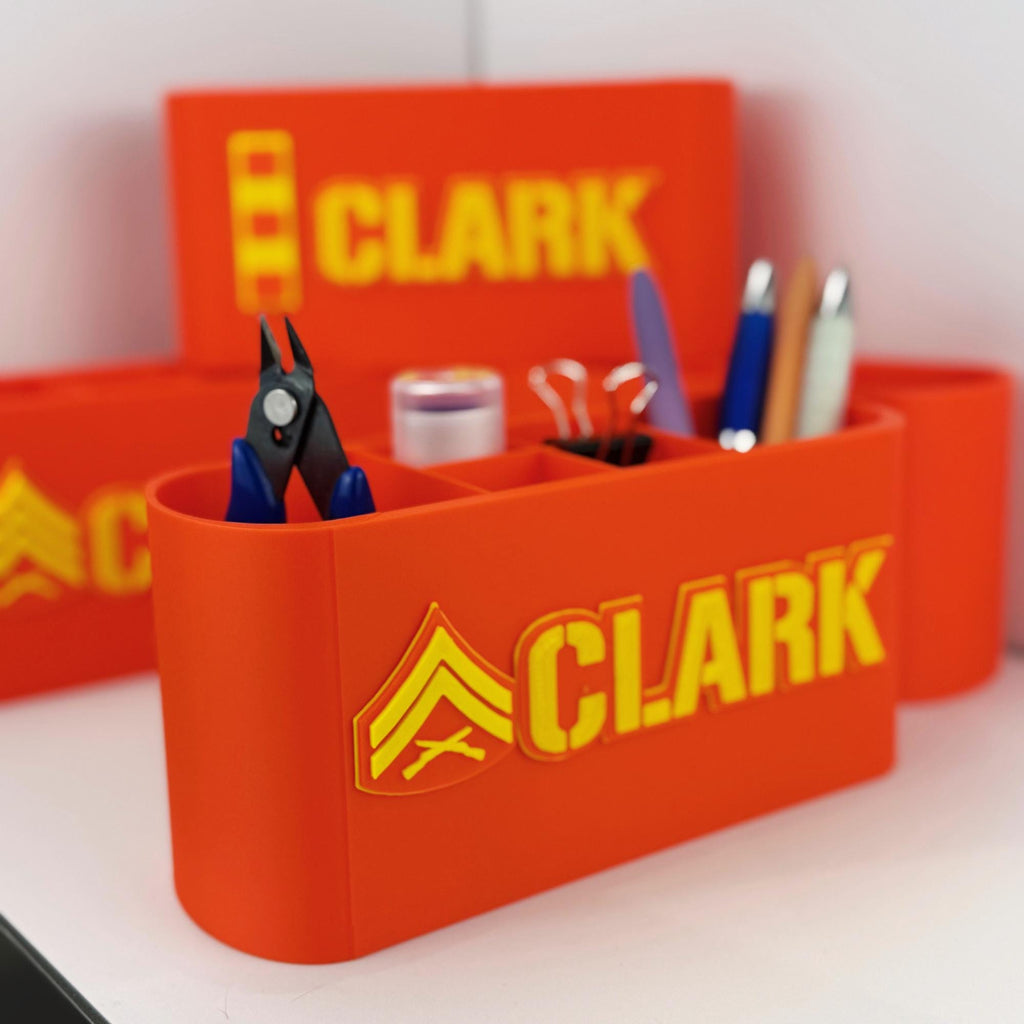 Personalized Marines Corporal Desk Organizer
