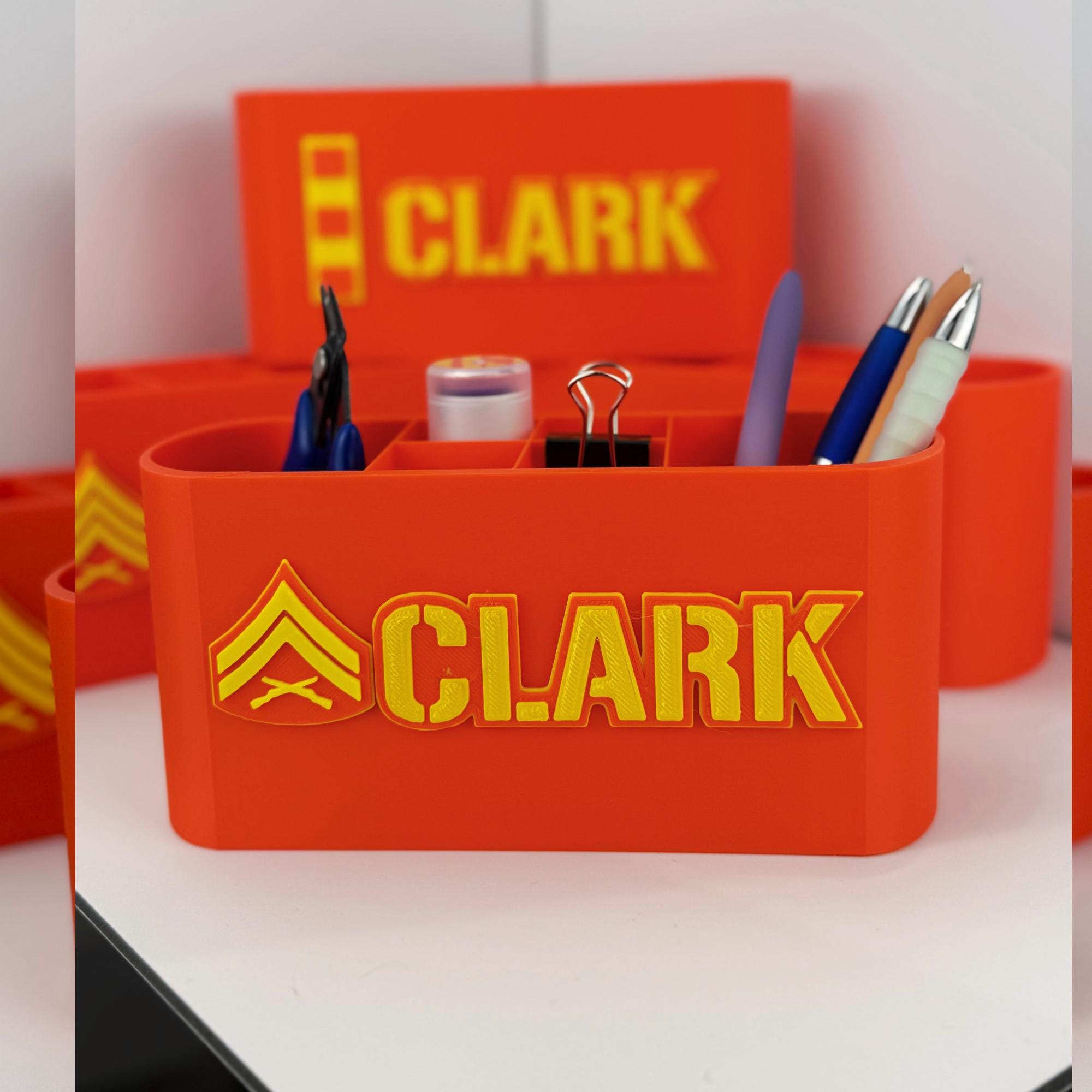 Personalized Marines Corporal Desk Organizer