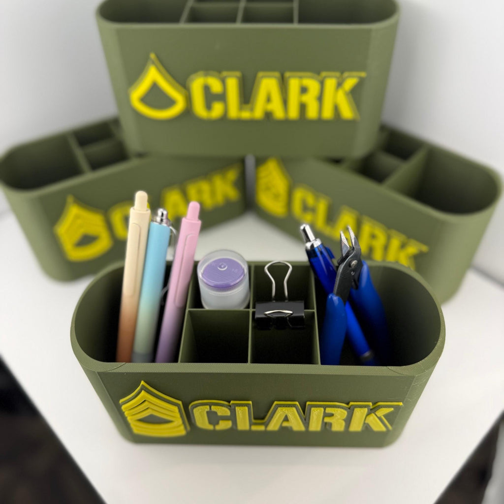 Personalized Marines Sergeant Major Desk Organizer