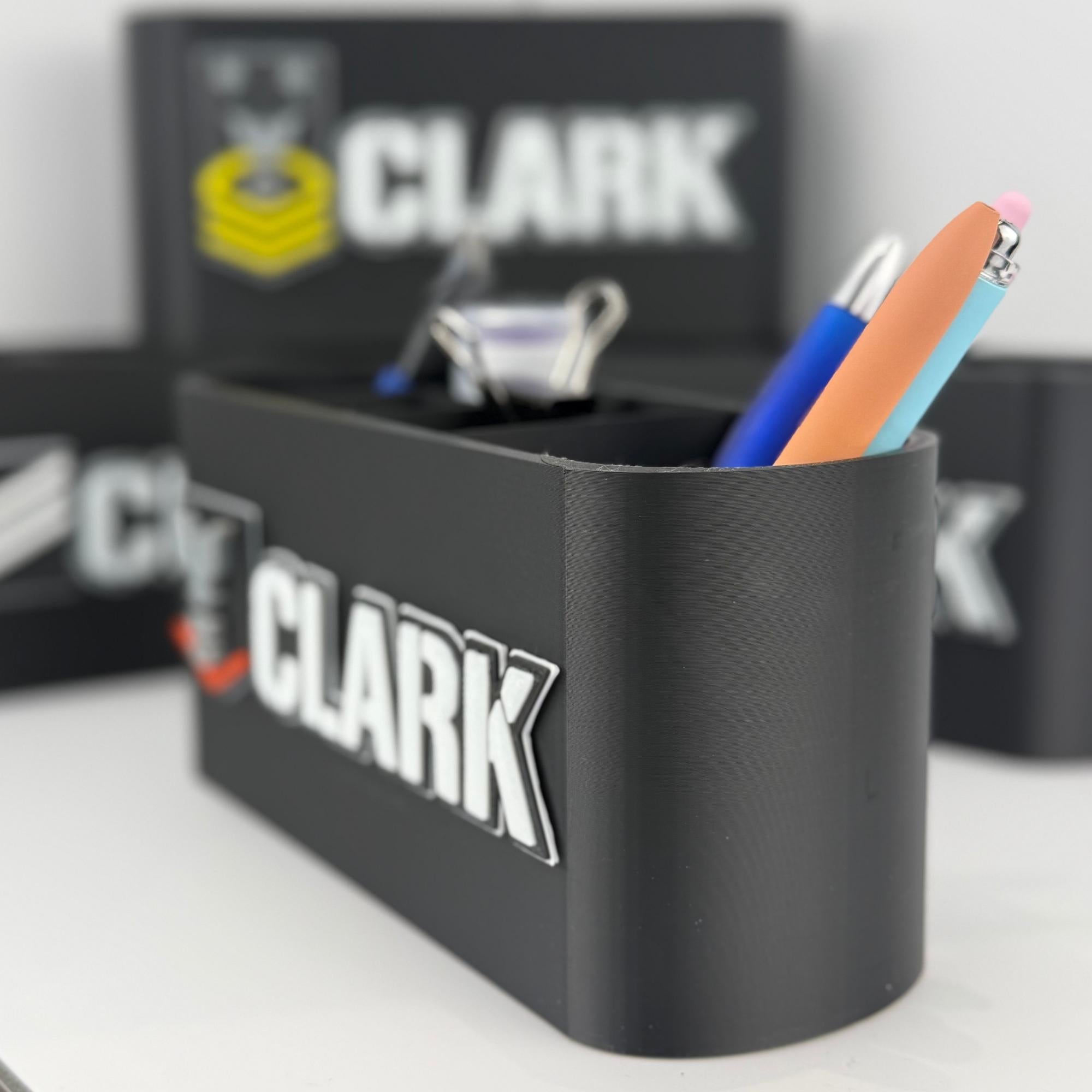 Personalized Navy Petty Officer Third Class Desk Organizer