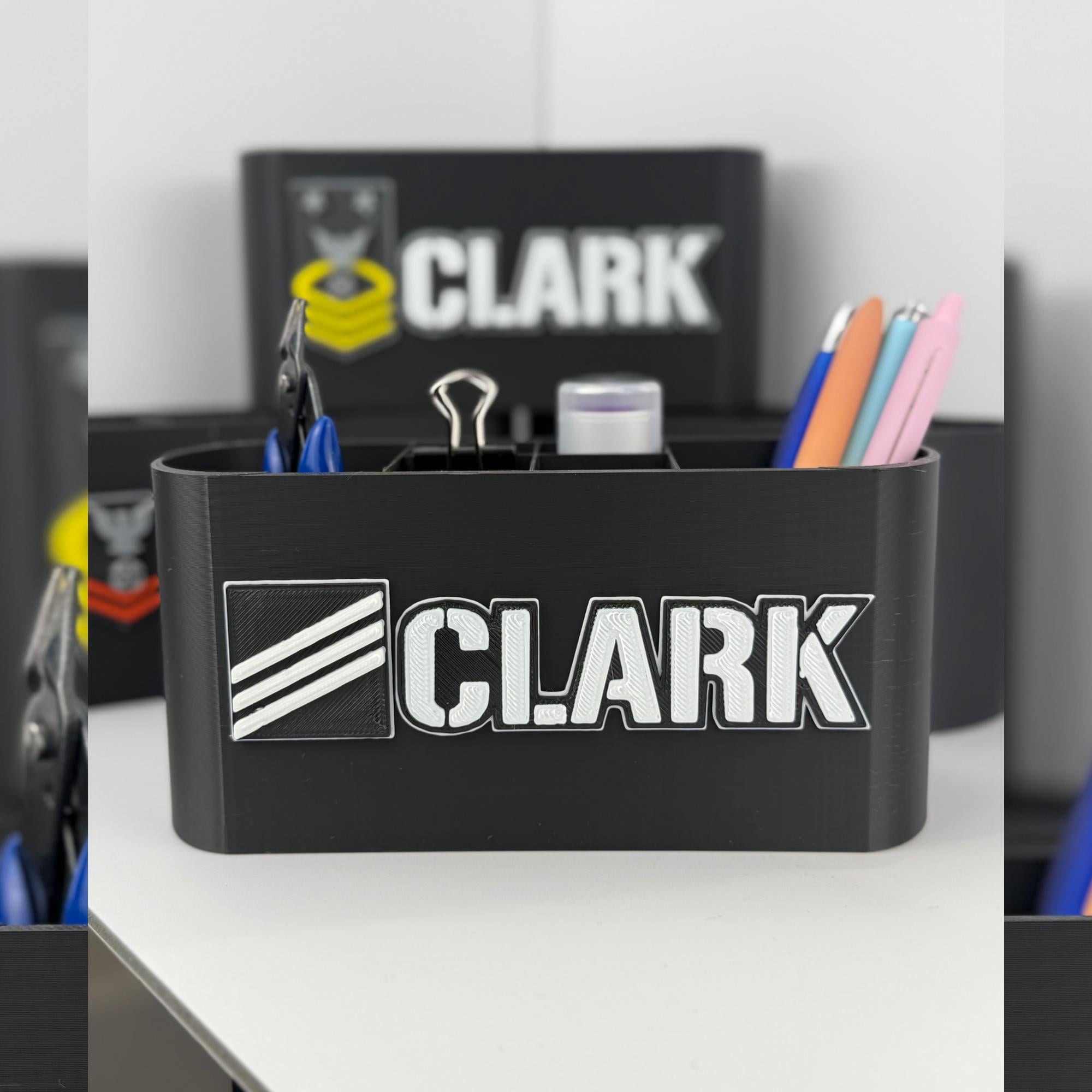 Personalized Navy Seaman Desk Organizer