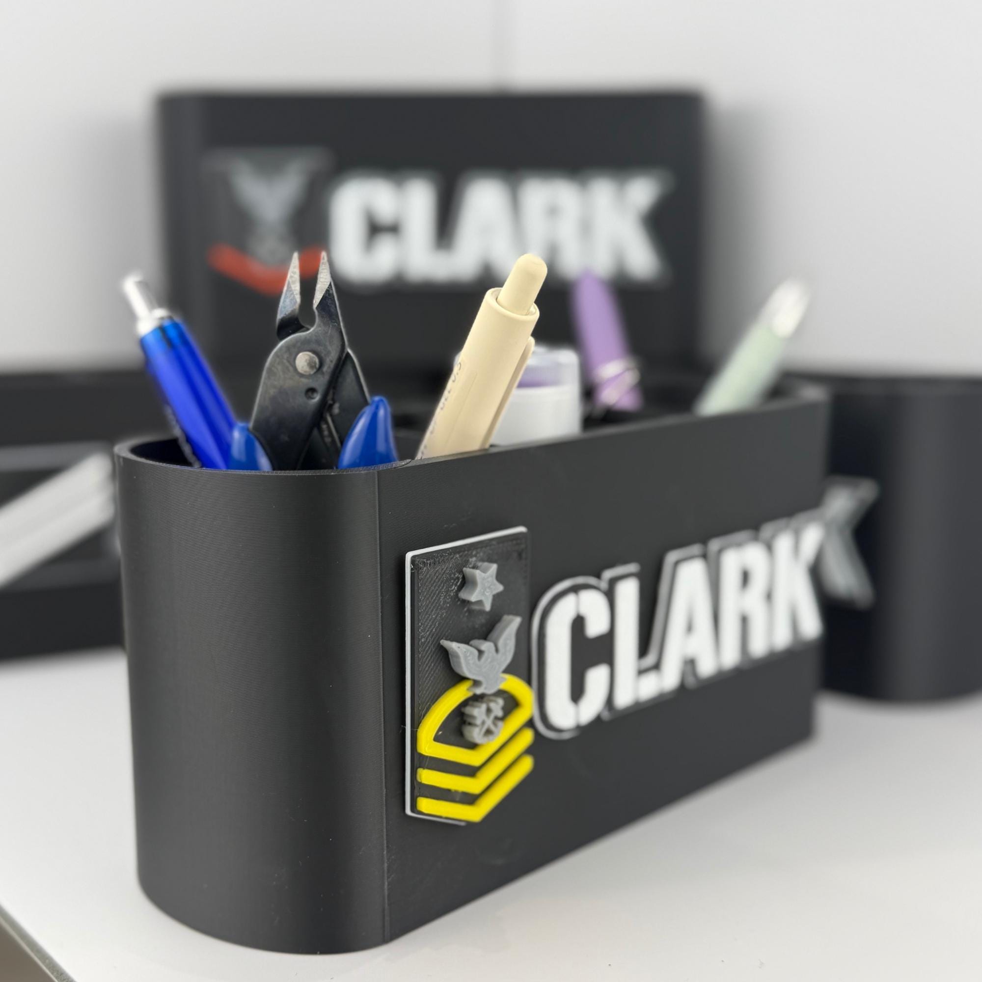 Personalized Navy Senior Chief Petty Officer Desk Organizer