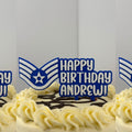 Personalized Air Force Staff Sergeant Cake Topper