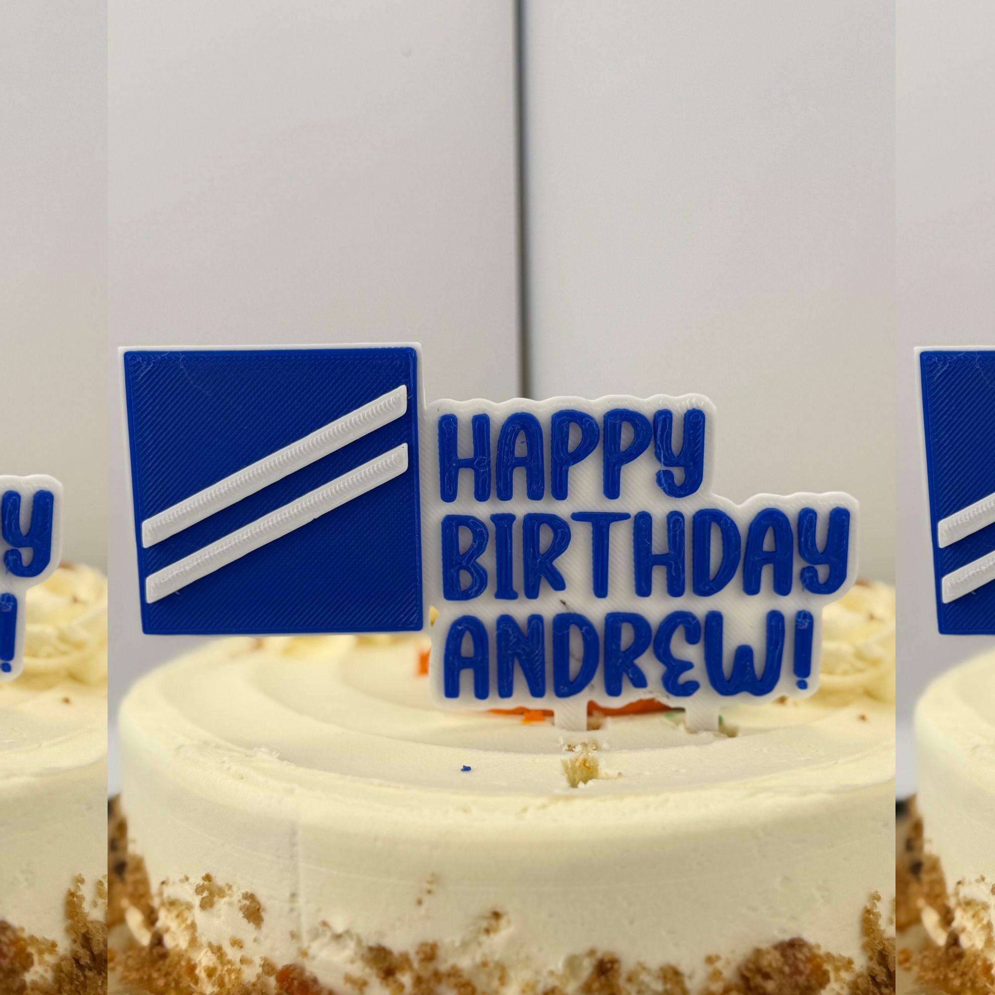 Personalized Coast Guard Seaman Apprentice Cake Topper