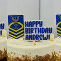Personalized Coast Guard Chief Petty Officer Cake Topper