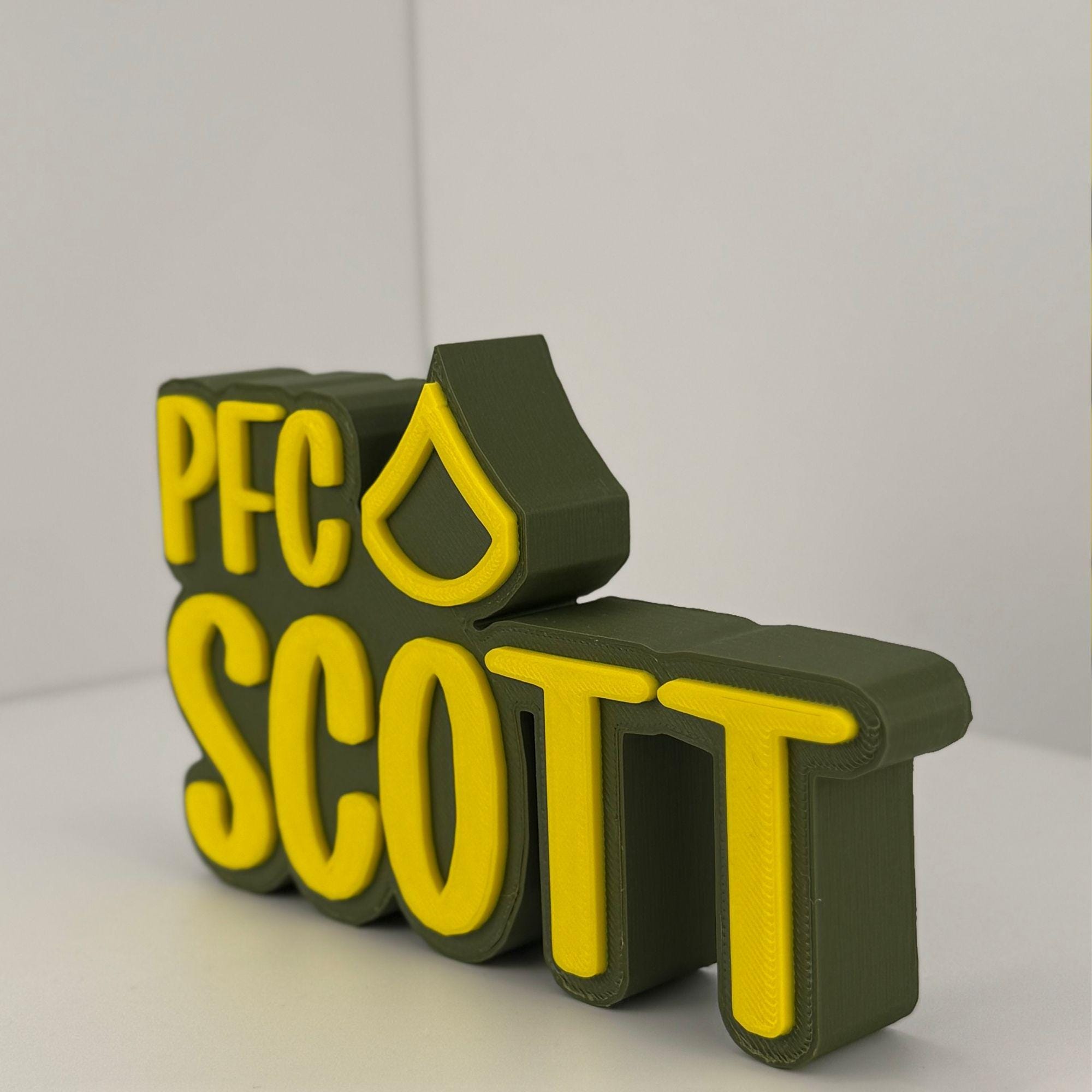 Personalized Army Private First Class Desk Name Plate