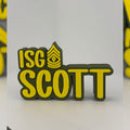 Personalized Army First Sergeant Desk Name Plate