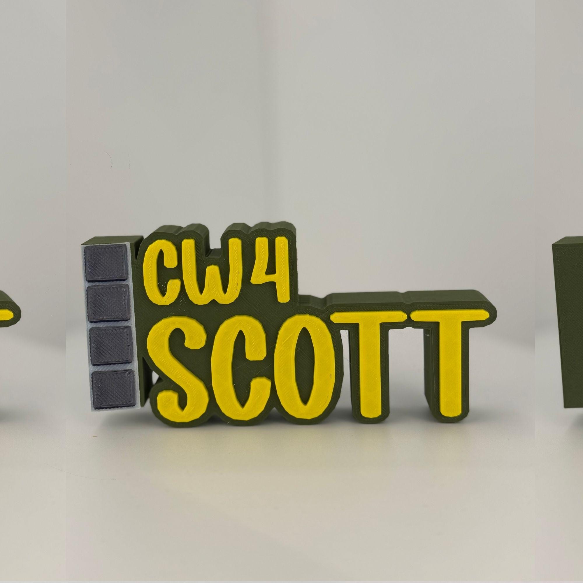 Personalized Army Chief Warrant Officer 4 Desk Name Plate