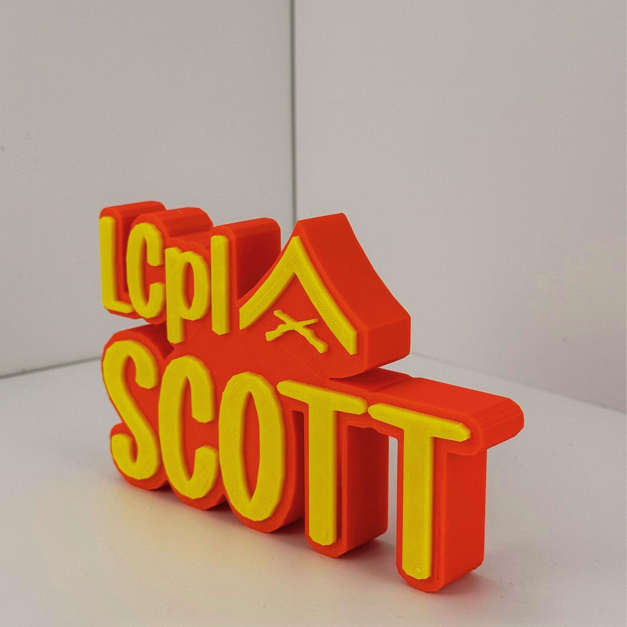 Personalized Marines Lance Corporal Desk Name Plate