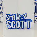 Personalized Air Force Senior Airman Desk Name Plate