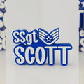 Personalized Air Force Staff Sergeant Desk Name Plate