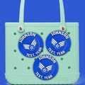 Personalized Air Force Senior Airman Bogg Bag Tag