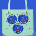 Personalized Coast Guard Petty Officer Third Class Bogg Bag Tag