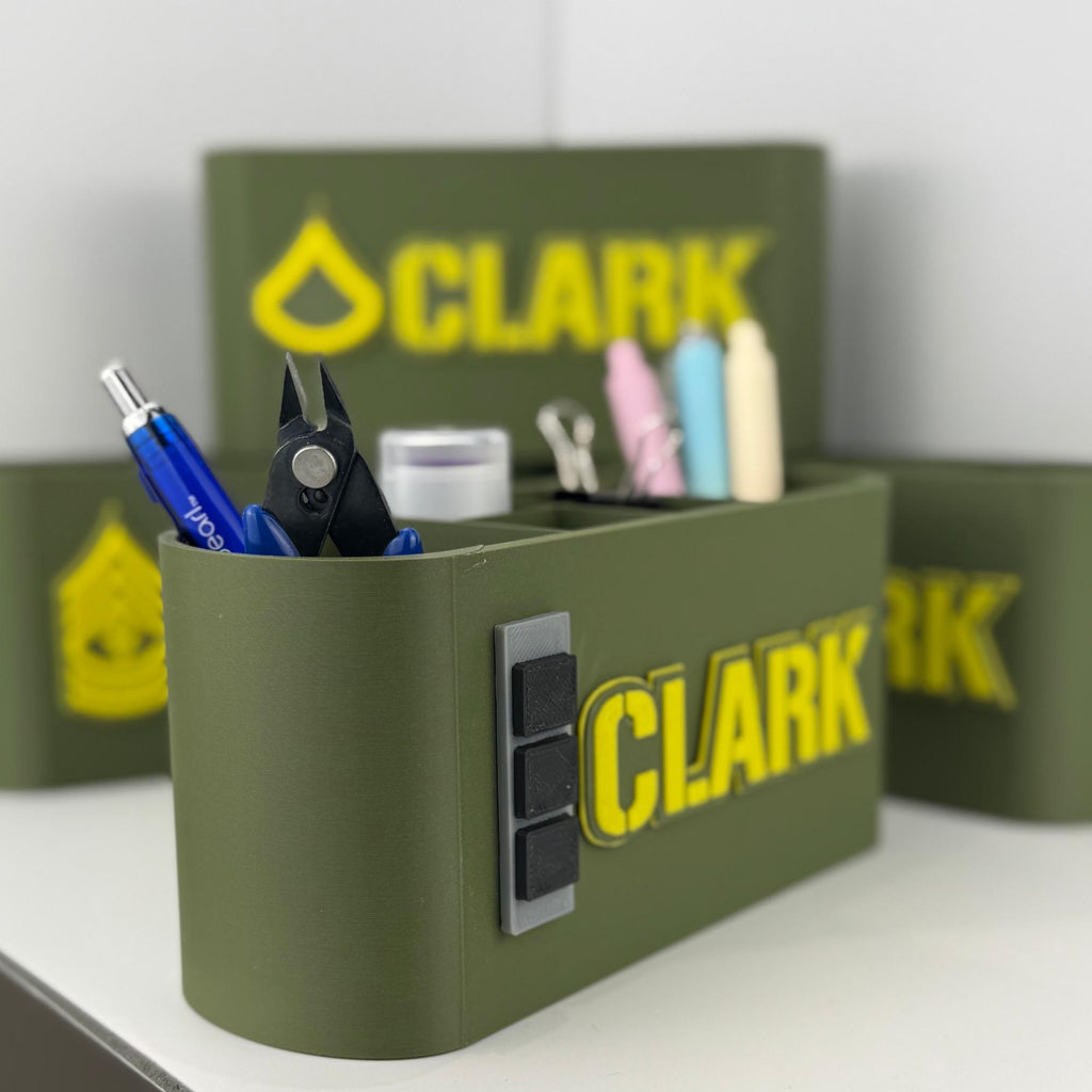 Personalized Army Chief Warrant Officer 3 Desk Organizer