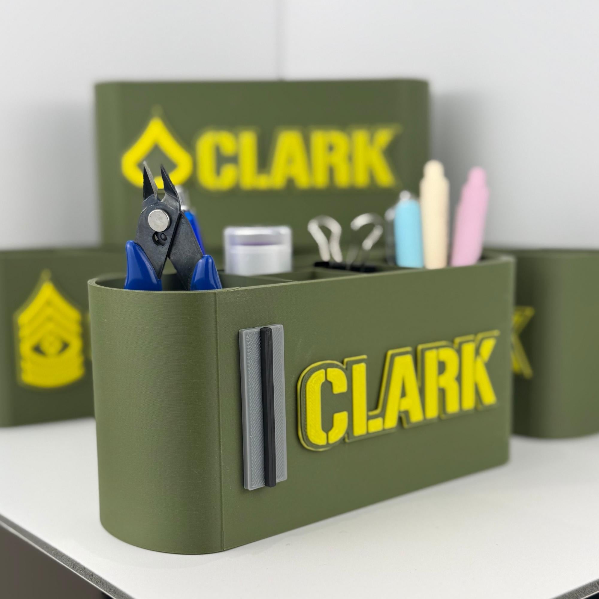 Personalized Army Chief Warrant Officer 5 Desk Organizer