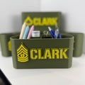 Personalized Army Command Sergeant Major Desk Organizer