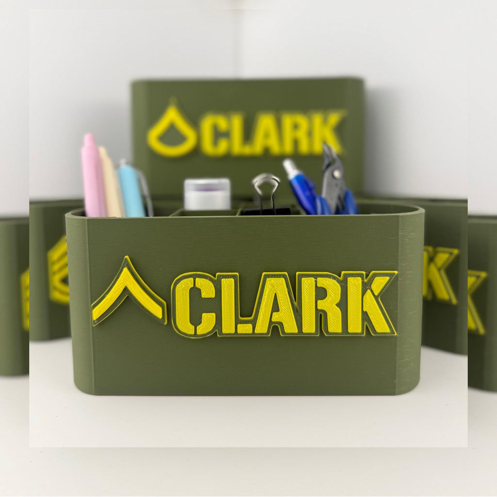 Personalized Army Private Desk Organizer