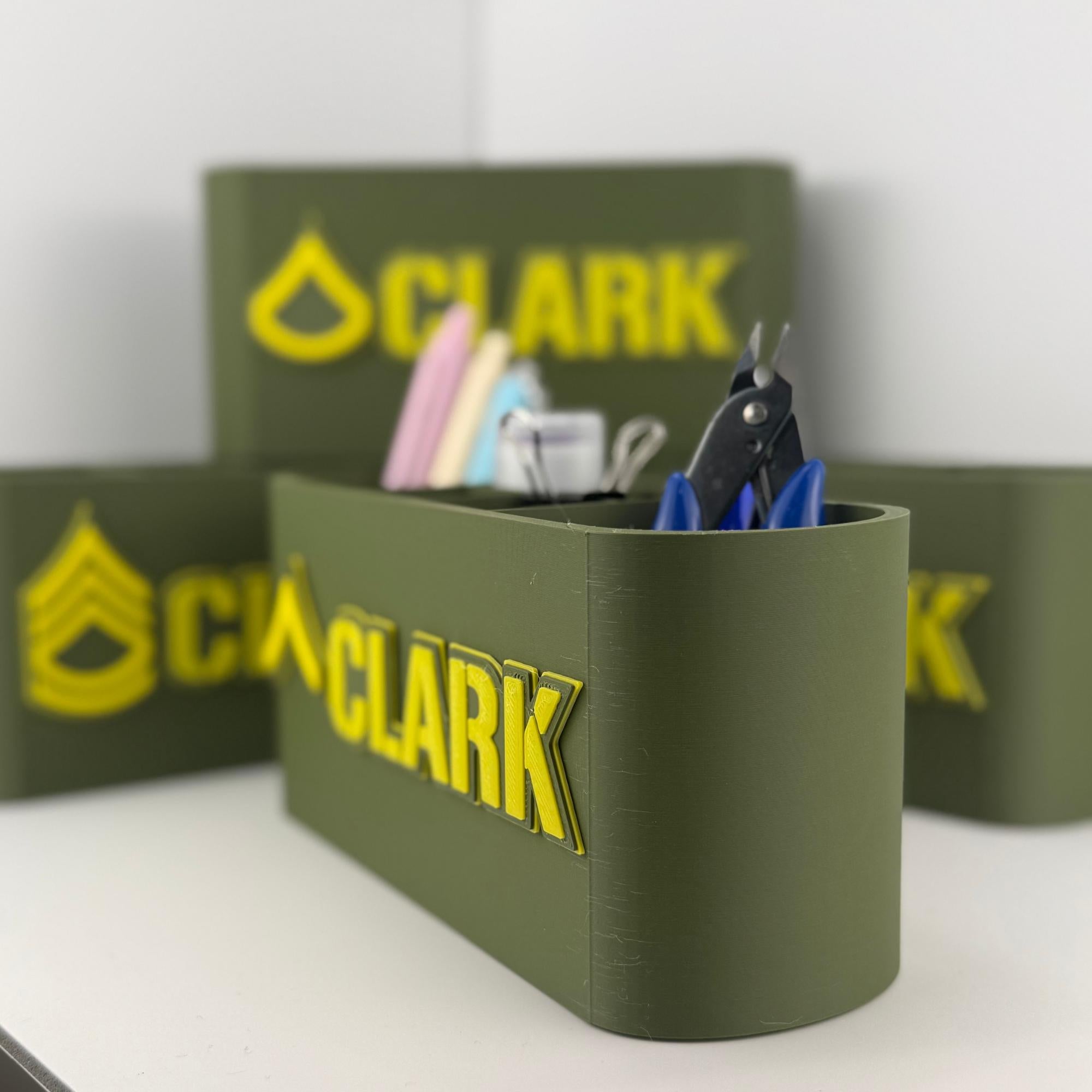 Personalized Army Private Desk Organizer