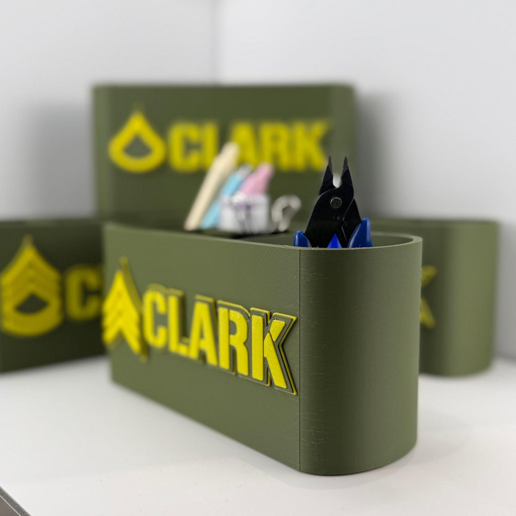 Personalized Army Sergeant Desk Organizer