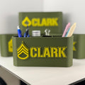 Personalized Army Staff Sergeant Desk Organizer