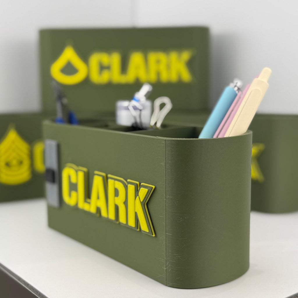 Personalized Army Warrant Officer 1 Desk Organizer