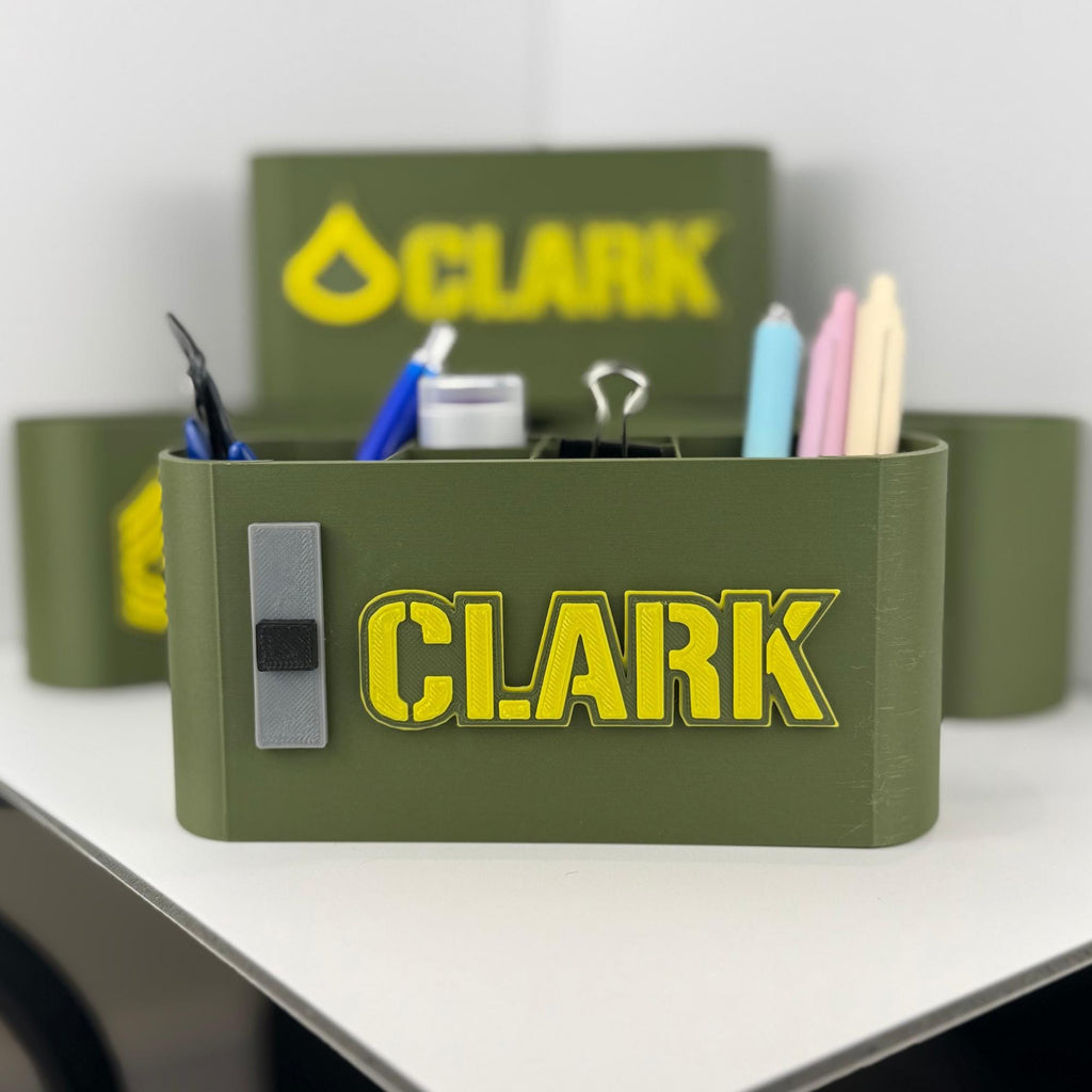 Personalized Army Warrant Officer 1 Desk Organizer