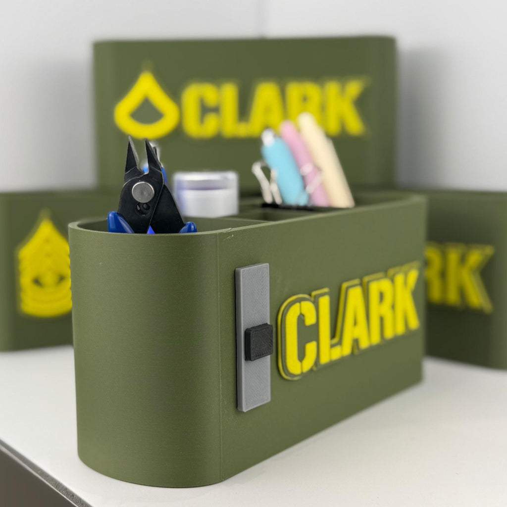 Personalized Army Warrant Officer 1 Desk Organizer