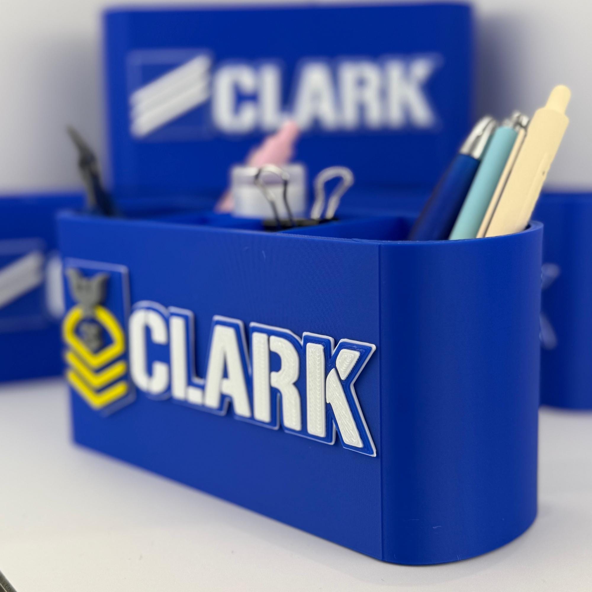 Personalized Coast Guard Chief Petty Officer Desk Organizer