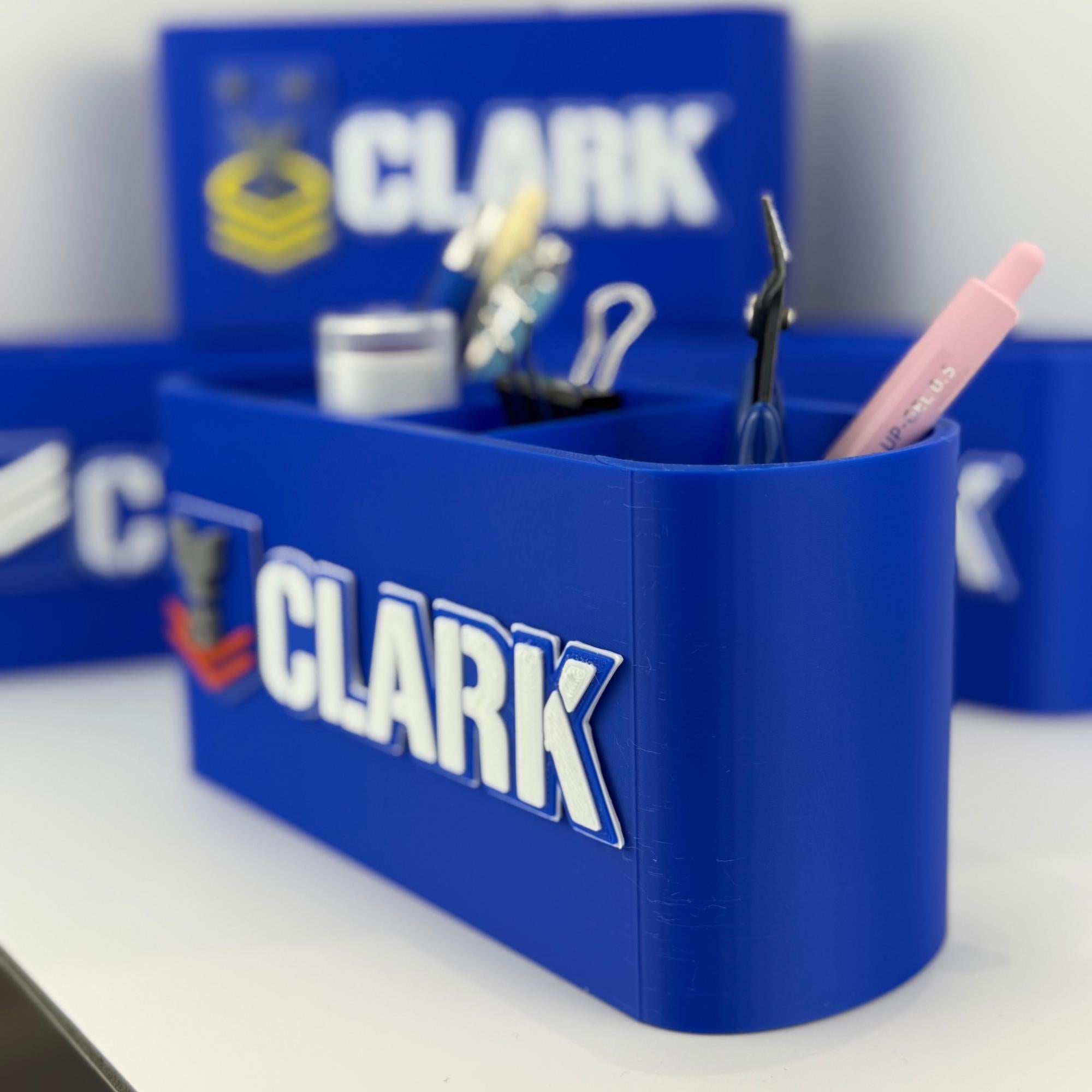 Personalized Coast Guard Petty Officer Second Class Desk Organizer