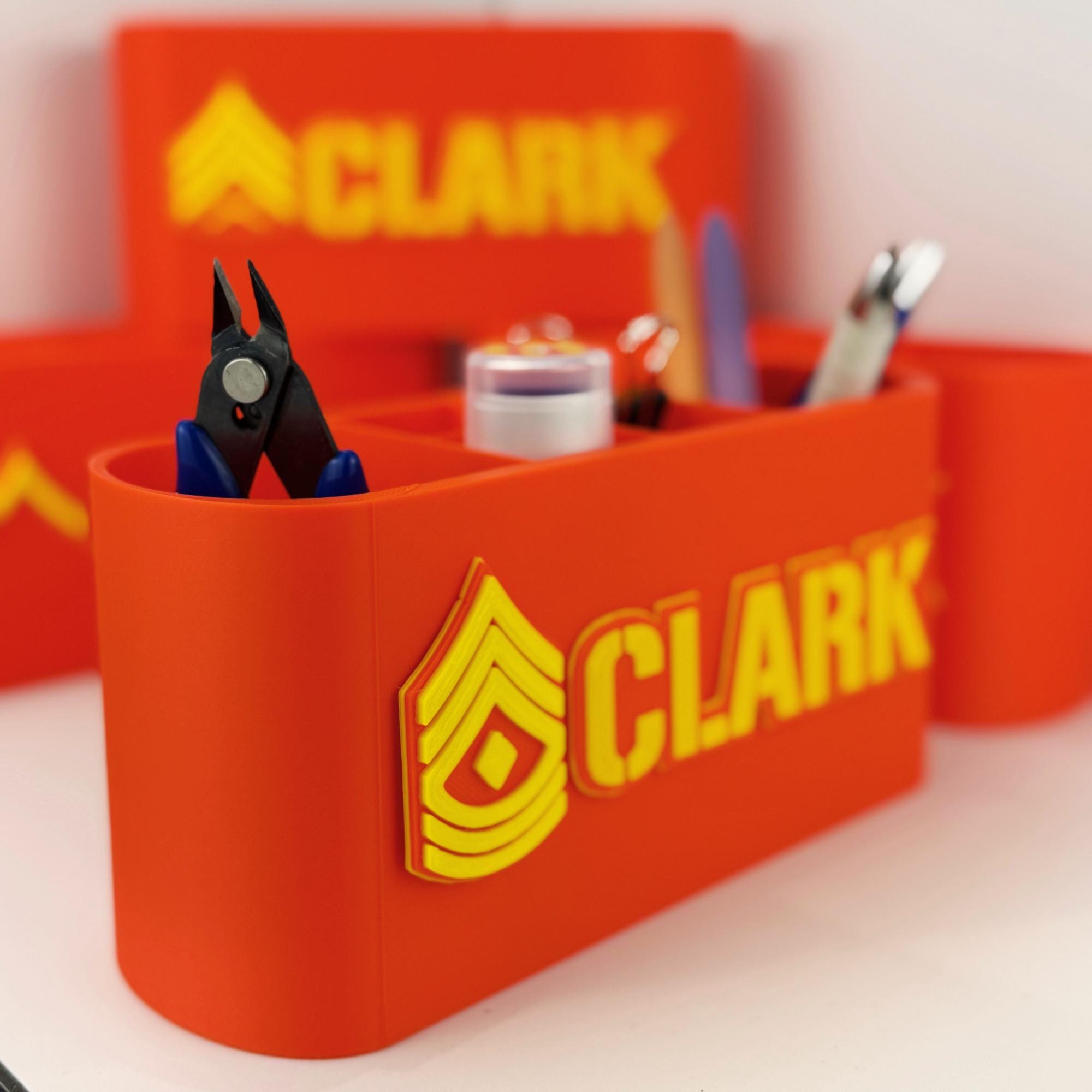 Personalized Marines First Sergeant Desk Organizer